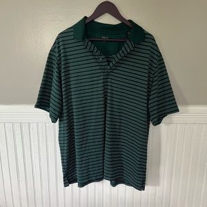 George striped polo 2XL 50-52. Good pre owned condition. Button front A9-19